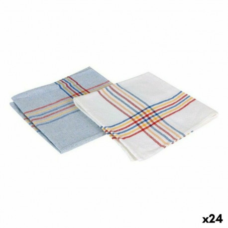 Puhastus-/Tolmulapp Supernet Sinine Valge (24 Ühikut) (52 x 52 cm)