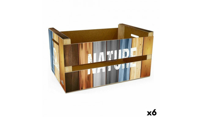 kaanega säilituskarp Confortime Nature (6 Ühikut) (36 x 26,5 x 17 cm)