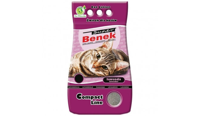 Cat Litter Super Benek Compact Lawenda Grey 25 L