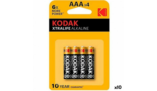 Patareid Kodak Xtralife LR03 AAA 4 Tükid, osad (10 Ühikut)