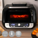 Oil-free Fryer with Grill, Accessories and Recipe Book InnovaGoods Air Fryer Fryinn 12-in-1 6000 Bla