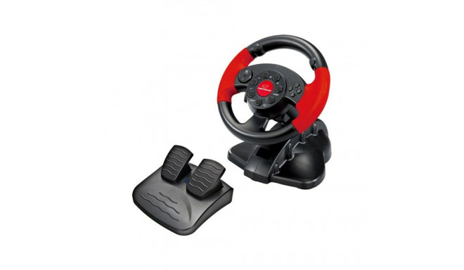 Võidusõidurool Esperanza EG103 Pedaalid Must Punane PC PlayStation 3 PlayStation 2