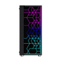 ATX Semi-tower Korpus GEMBIRD Fornax 2500 ARGB Must Mitmevärviline