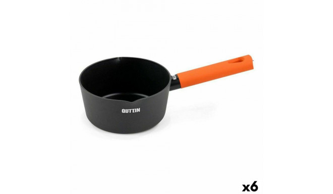 Saucepan Quttin Gastro Black Orange 32 x 17,2 x 7,5 cm (6 Units)