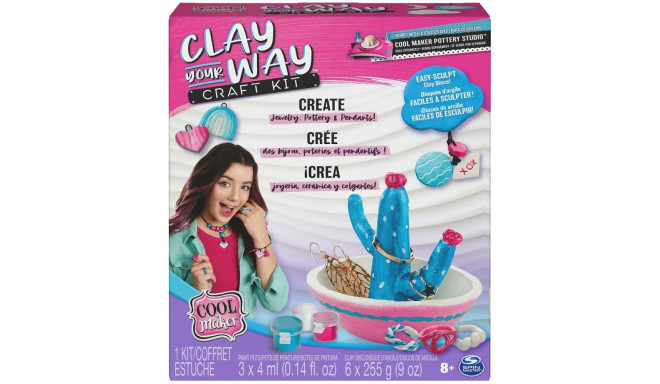 Bracelet and Necklace Making Kit Spin Master Clay your way Plastic