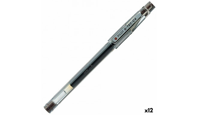 Gel pen Pilot G-TEC C4 Brown 0,2 mm (12 Units)