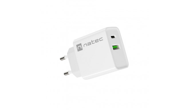 Seinalaadija Natec RIBERA NUC-2061 Valge 20 W