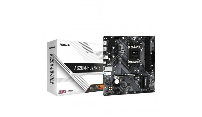ASRock emaplaat A620M-HDV/M.2 AMD AM5 AMD A620