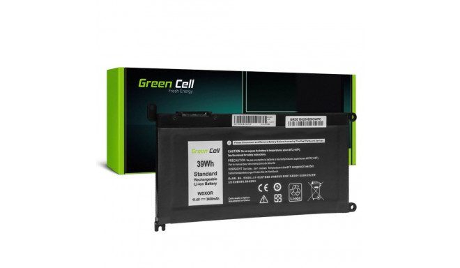 Sülearvuti aku Green Cell DE150 Must 3400 mAh