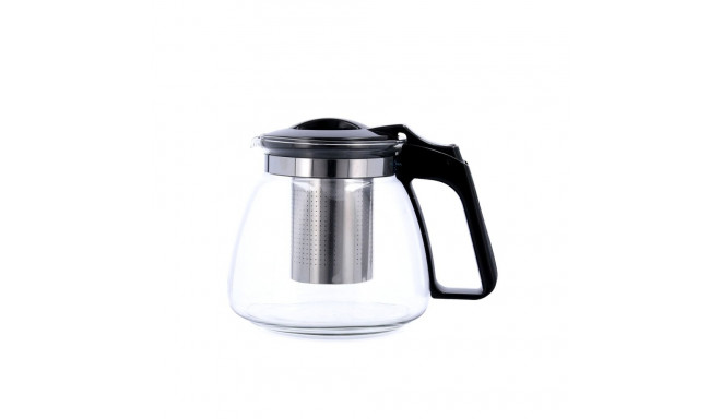 Teapot Quid Serenia Transparent Glass Stainless steel 900 ml