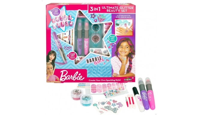 Beauty Kit Barbie Sparkling 2 x 13 x 2 cm 3-in-1