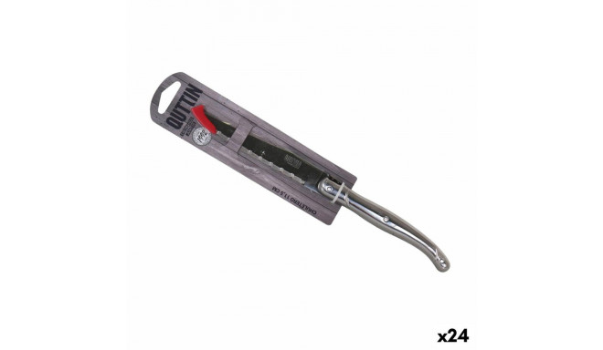 Knife for Chops Quttin 11,5 cm Silver (24 Units)