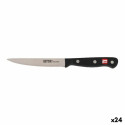 Köögiviljade Koorimise Nuga Quttin Must Hõbedane 12 cm (24 Ühikut)