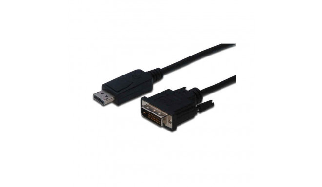 DisplayPort uz DVI Adapteris Digitus AK-340301-030-S Melns