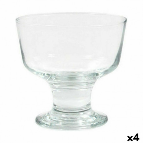 Ice Cream and Milk Shake Glass LAV Destina 280 ml 0,28 l Ice cream 6 Pieces (4 Units)