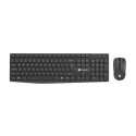 Klaviatuur ja Hiir Natec NZB-1989 Must QWERTY Qwerty US