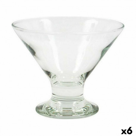 Ice Cream and Milk Shake Glass LAV Crema 165 ml Ice cream 6 Pieces (6 Units)