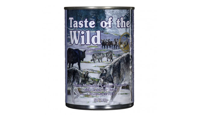 Mitrs ēdien Taste Of The Wild Sierra Mountain Jēra gaļa 390 g