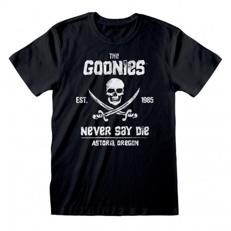 Lühikeste varrukatega T-särk The Goonies Never Say Die Must Unisex - S