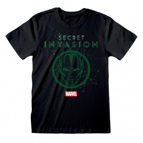 Short Sleeve T-Shirt Marvel Logo Icon Black Unisex - L
