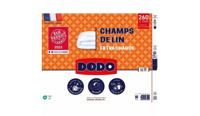 Duvet DODO Champs de Lin 240 x 260 cm White 450 g/m²