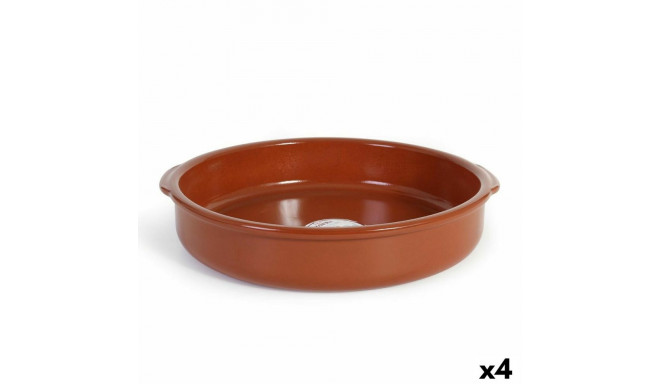Kastmepann Azofra Terrakota 38,5 x 36 x 7,5 cm (4 Ühikut)