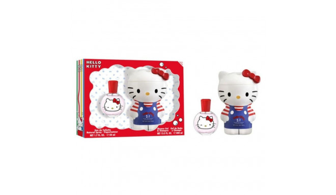 Ceļojumu Piederumu Somiņa Hello Kitty Hello Kitty Set Colonia Gel Ducha Lote 2 Daudzums