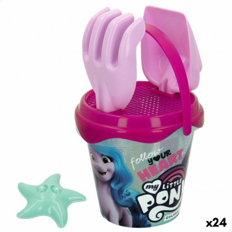 Rannalelude komplekt My Little Pony Ø 14 cm polüpropüleen (24 Ühikut)