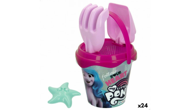 Pludmales rotaļu komplekts My Little Pony Ø 14 cm polipropilēns (24 gb.)