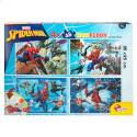Laste pusle Spider-Man Kahesuunaline 4-funktsiooniline 48 Tükid, osad 35 x 1,5 x 25 cm (6 Ühikut)