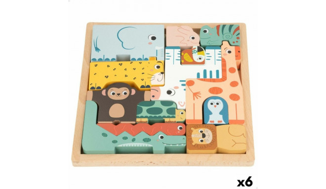 Child's Wooden Puzzle Woomax (6 Units)
