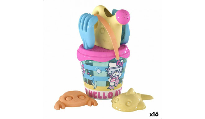 Beach toys set Hello Kitty Ø 18 cm (16 Units)