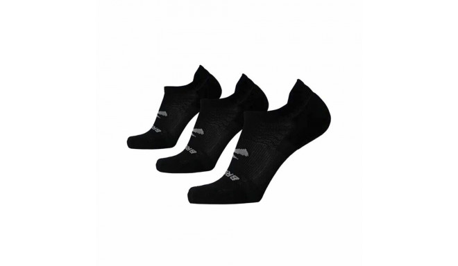 Ankle Socks Brooks Run-In No Show 3 pairs Black Unisex - 34-37