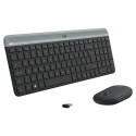 Klaviatuur ja Hiir Logitech 920-009190 Must Hall Prantsuse AZERTY