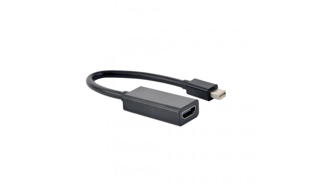 Mini Display Port-HDMI Adapter GEMBIRD A-MDPM-HDMIF4K-01 Must 15 cm