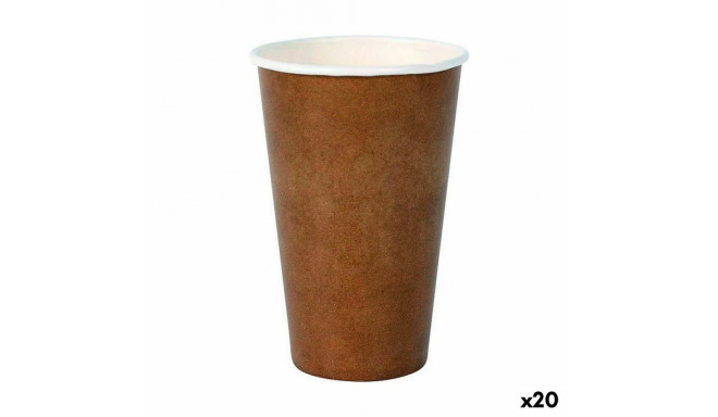 Klaaside komplekt Algon Ühekordne Papp jõupaber 35 Tükid, osad 350 ml (20 Ühikut)