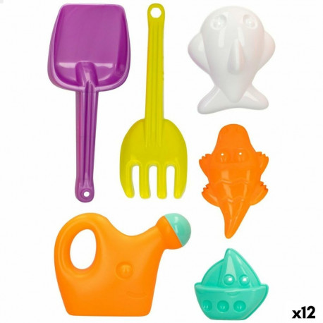 Rannalelude komplekt Colorbaby 6 Tükid, osad 27 cm (12 Ühikut)