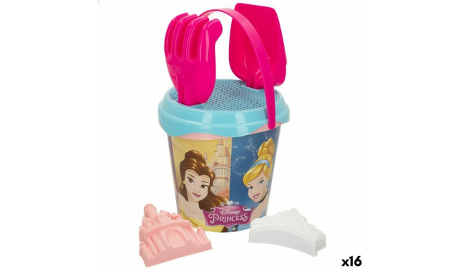 Rannalelude komplekt Princesses Disney Ø 18 cm (16 Ühikut)