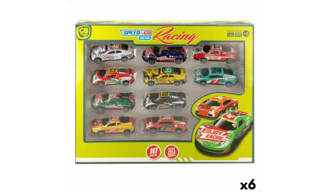 Vehicle Playset Speed & Go 8 x 2,2 x 3,6 cm (6 Units)