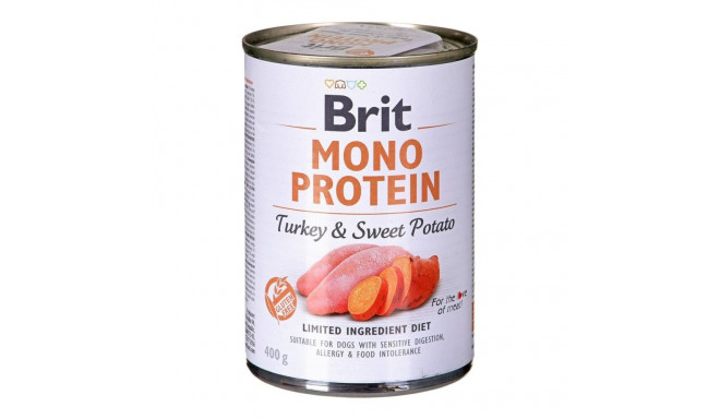 Wet food Brit IMPORT-54096 Turkey Sweet potato 400 g