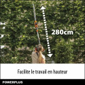 Hekilõikur Powerplus DualPower Powdpg75380 40 V