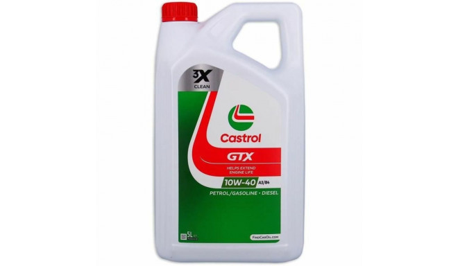 Motoreļļa Castrol GTX Benzīns Diesel 10W40 5 L