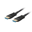 Кабель HDMI Lanberg CA-HDMI-30FB-1000-BK Чёрный 100 m