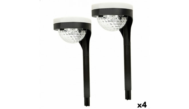 Päikeseenergia aiavalgustite komplekt Aktive 2 Tükid, osad polüpropüleen 11 x 49 x 12 cm (4 Ühikut)