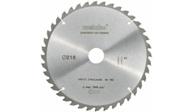 Cutting disc Metabo 628060000 Circular saw Ø 216 mm