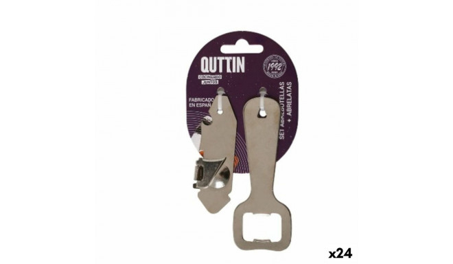 Can Opener Quttin Bottle opener Set 2 Pieces (24 Units)