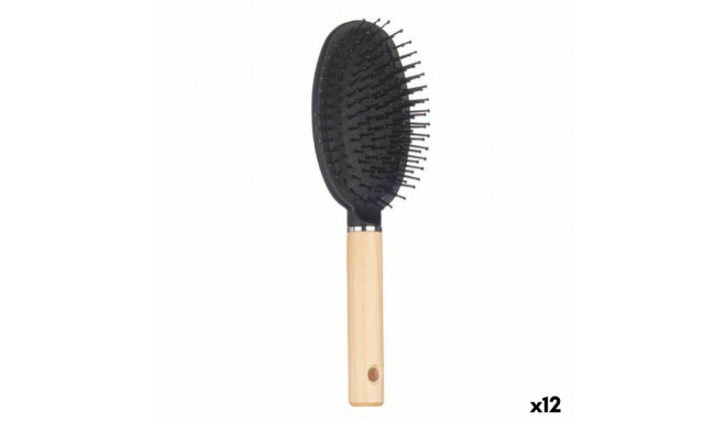 Brush Brown Black Wood Silicone Plastic (12 Units)