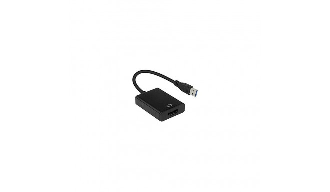 Gembird kuvaadapter USB 3.0-HDMI, must