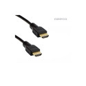 Omega HDMI OCHB43 Vads V1.4 Ar Internetu type A - 19/19 male/male Izturīga pārklājuma 3m Melns (Poly