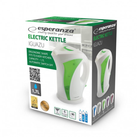 ESPERANZA EKK018G IGUAZU - Electric Kettle 1 7 L  GREEN